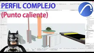 Perfil complejo y punto caliente en Archicad