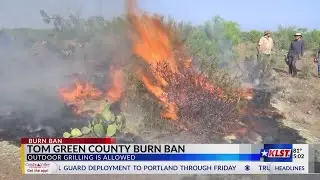 Burn ban: Outdoor grilling allowed with restrictions in San Angelo