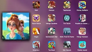 Merge Gardens | Gameplay & Walkthrough (iOS, Android) New Update Part 1