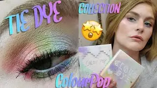 COLOURPOP TIE DYE COLLECTION // TUTORIAL + REVIEW + SWATCHES IS IT WORTH THE HYPE??? IDK YOU TELL ME