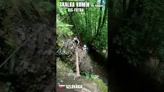 🇸🇰 Skalka Kom&iacute;n Via Ferrata 4K | Turaprogramok.hu | &Eacute;lm&eacute;nyd&uacute;s A&ndash;D ferrata egy 78 m-es k&ouml;t&eacute;lh&iacute;ddal 🏔️