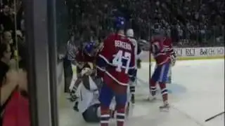 Colby Armstrong Destroys Bergeron 10/20/2009