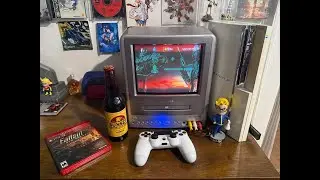Replaying New Vegas the worst but coolest way possible! PS3 + CRT tv combo [part 3]