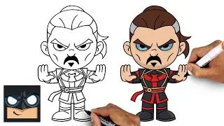 How To Draw Defender Strange | Multiverse of Madness Draw & Color Tutorial