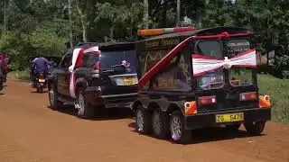 BRILLIANT OWANO BODY PROCESSION (BUNGOMA TO KAKAMEGA)