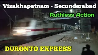 Visakhapatnam - Secunderabad Duronto Express Ruthless Skipping Anaparti 25-1-24 | VSL Train Videos |