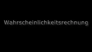 Wahrscheinlichkeitsrechnung Trailer
