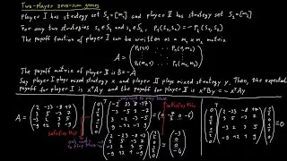 Two-Player Zero-Sum Games