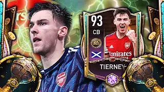 IS HE A CHEAP BEAST CB??? 93 TIERNEY REVIEW: TREASURE HUNT CAMELOT | FIFA MOBILE 22