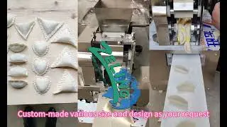 Filling pastry making machine/  Chinese pierogi /Asian-style round pockets making machine