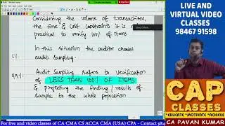 Chapter 1 Part 4 Inherent Limitations of Audit | CAP CLASSES