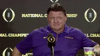 Ed Orgeron on LSU's National Championship Win vs. Clemson | 2020 National Championship