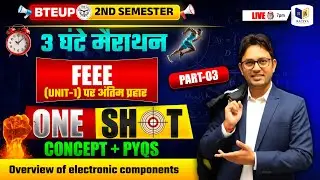 FEEE Unit-Overview Of Electronic Components: One Shot Revision | Up Polytechnic 2nd Semester #bteup
