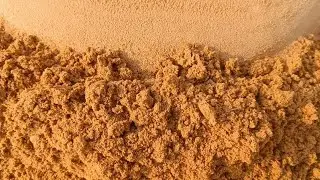✨ASMR ⭐ CRUSHING SAND 💛l WITH SATISFYING SOUND l Clayy ASMR l ASMR Community ,asmrvideo yellow dirt