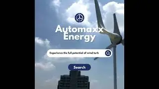 🔋Turbine spinning, power flowing.🔋 #Automaxx #WindTurbine #RenewableEnergy #SustainablePower