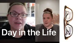 Day in the Life | Vision Struggles | Thick Glasses