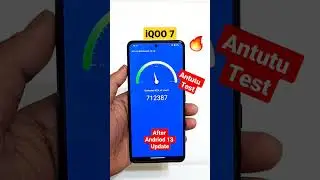 iQOO 7 Andriod 13 Antutu Test After Update #iqoo7
