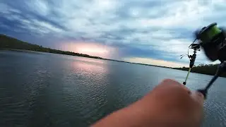 Fishing for Wipers Before a Storm | Hybrid Striped Bass
