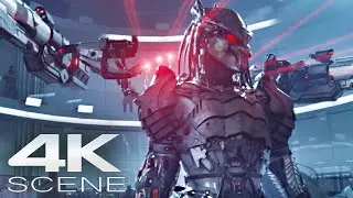 The Predator Unleashes Killer Suit (4K Blu-ray) Ending Scene - The Predator Clip [2018]