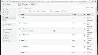 WordPress Simple Page Ordering Plug-in
