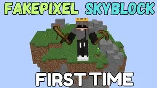 First Time on Fakepixel Skyblock! Can I Survive?