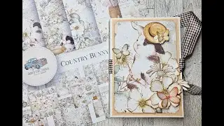@countrycraftcreations  Country Bunny Folio Walkthrough and Tutorial