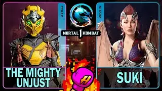 MK1 The Mighty Unjust (CYRAX) VS Suki (NITARA)🥊Mortal Kombat 1🥊4K 60ᶠᵖˢ