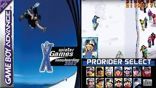 ESPN Winter X-Games Snowboarding 2002 GBA - C&M Playthrough