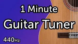 Best Guitar Tuner in One Minute (440hz)