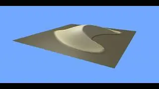 Barchan simulation