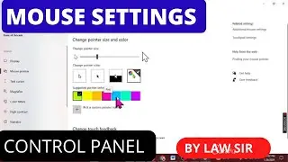Windows 10 Mouse All Settings || Mouse Settings Windows 10 In Hindi || Mouse Settings In Laptop