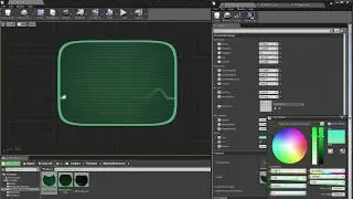 UE4 - Oscilator, EKG, Radar - procedural material marketplace asset