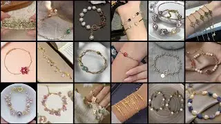 Charming pretty party/formal wear gold bracelets design ideas 