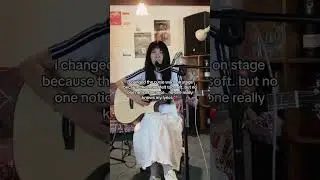 i changed the lyrics LIVE because the crowd was too soft for the truth 🥺