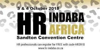 HR Indaba Africa: Unlock your true potential on 3 & 4 October 2018