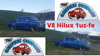 Blue Toyota Pick up V8 ute repair. 1uz VVti intake off Avis / Acis. Manual 1uzfe