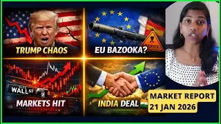 India - EU Trade Deal Date & EU Trade Bazooka  | Pre Market Report &ndash; 21 Jan 2026 | #nifty #banknifty