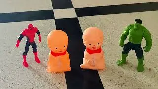 Tractor Rescues Baby with Superman & Hulk 💪🚜 | Kids Toy Rescue Story