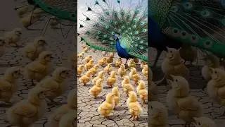 Peacock Saved the Life of Tiny Chicks 🦚💖 | Nature&rsquo;s Miracle