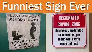Funniest Sign Ever Caught on Camera – You’ll Laugh Harder Than You Should! || LOL Daily