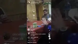 Ahmad Patron Miri beim Kartenspiel