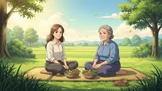 Slow Living with Grandma 🌱 A Calm Countryside Morning | Anime Style