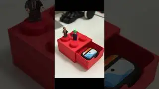 Giant LEGO Storage Box - Matte Red #3dprinting #3dprint #lego #asmr #satisfying #diycrafts