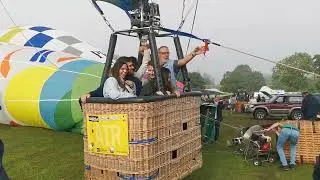 Mongolfiades de Metz Premier envol du plan d'eau de l'&eacute;dition 2023
