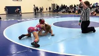Adalie Garza-Andrews 1/10/26 Sanford meridian NEMWA match #1 
