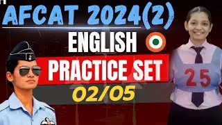 AFCAT-ENGLISH SESSION-02 | AFCAT SPECIAL  || BY SOUMYA MA'AM