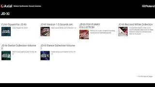 How to access your Roland JD-Xi's Extra folders and install the Axial bin files