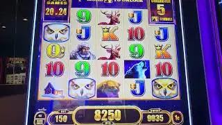 TIMBERWOLF EXTREME freegames bonus slot machine All5 owls!!! Great hit 👏 👍 