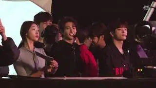 [4K] 181014 강동선사문화축제 Stray Kids 대기 fancam (with 아모르파티)