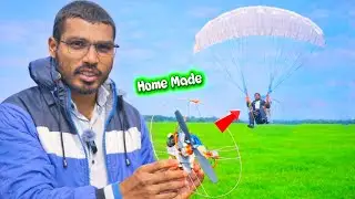❤️❤️घर पर बनाया Paraglider Drone 😱 | Flying Drone Experiment 2026💯🇮🇳🔥